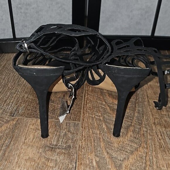 Express Caged Strappy High Heels Size 10 New - Picture 9 of 12
